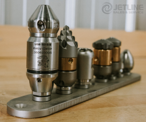 various jetting nozzle tips popular with plumbers